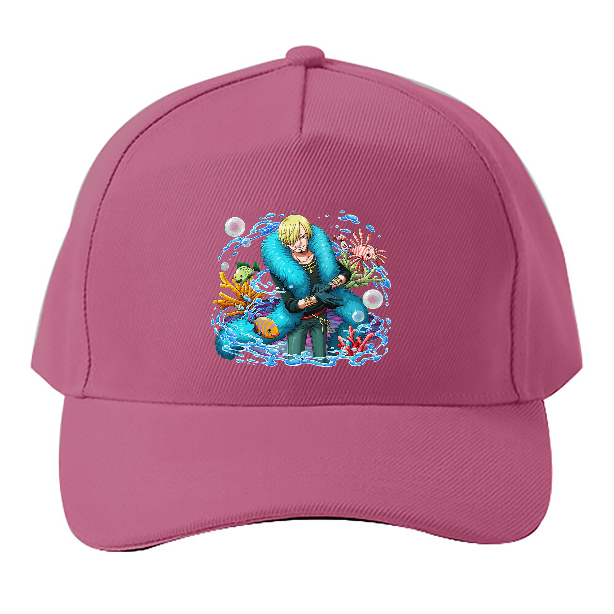 （画像用） ワンピース サンジ ONE PIECE Sanji ベースボールキャップ 綿100％ 男女兼用 帽子 スポーツ